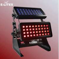 72pcs 12W RGBW 4 in 1 Led City Color Stage Light For Building, IP65 Waterproof Outdoor Led Wall Washer Fixture