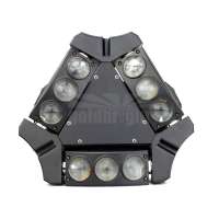 Hot Selling For Stage Light Show 120W RGBW 4 In 1 Triple Mini Led Moving Head Spider