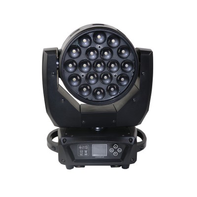 Stage lighting equipment bee eye 19x15w RGBW 4in1 wash zoom led moving head light